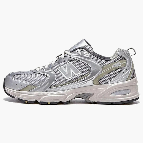 New Balance 530 Srebrne Khaki