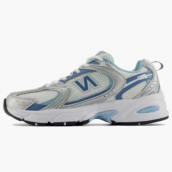 New Balance 530 Srebrna metaliczna czapla niebieska