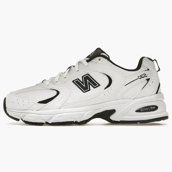 New Balance 530 biała czarna skóra