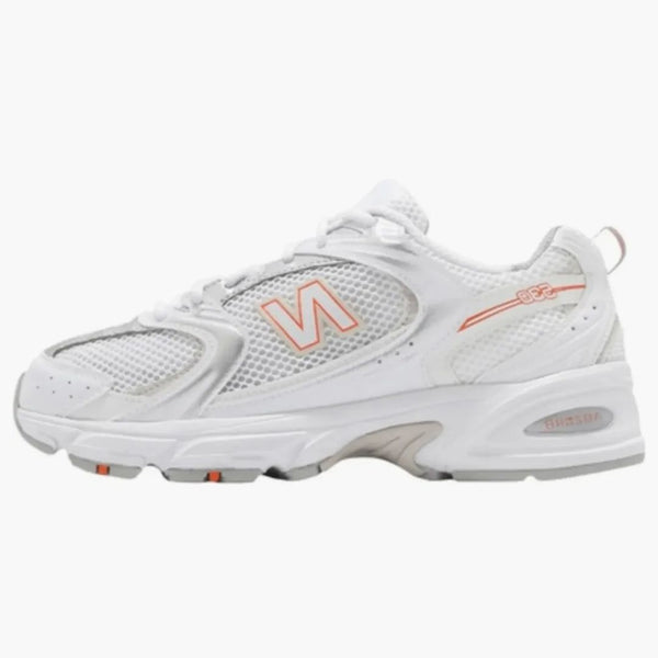 New Balance 530 biały srebrny retro pomarańczowy
