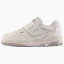 New Balance 550 Bungee Lace Top Strap White Gray