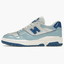 New Balance 550 brevetto blu cromo