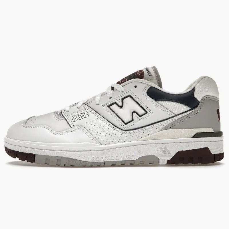 New Balance 550 biały naturalny indygo burgundowy