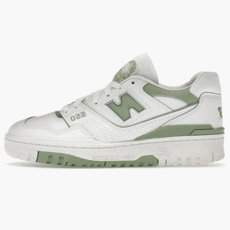 New Balance 550 biała mennica zielona
