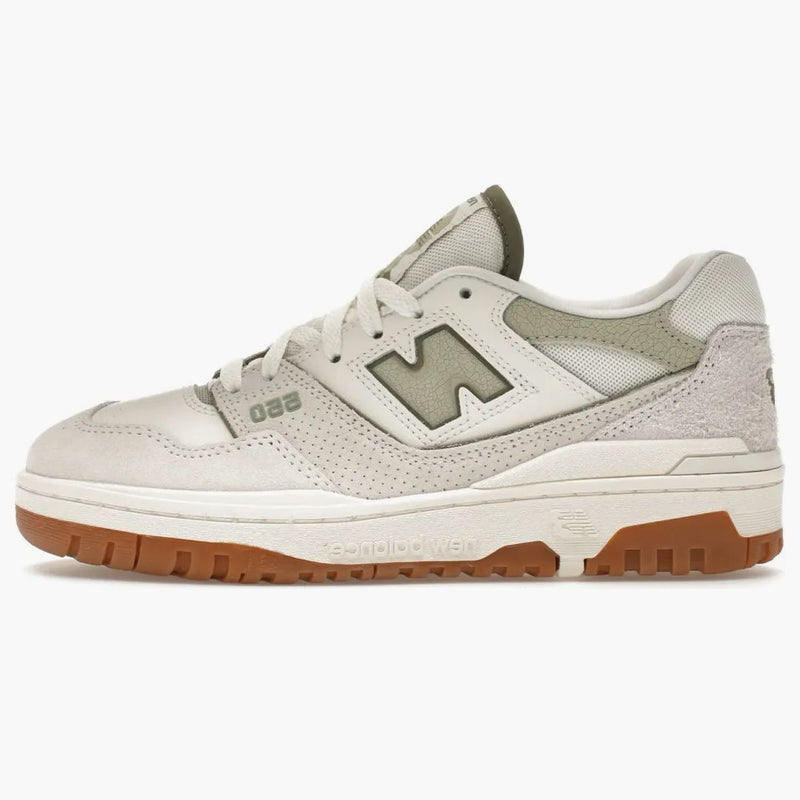 New Balance 550 białej gumy oliwek (kobiety)