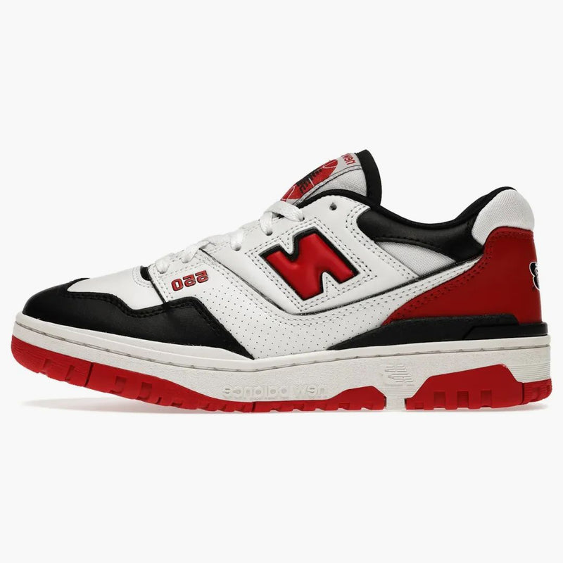 New Balance 550 vit röd svart