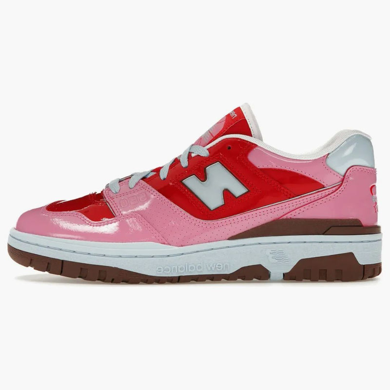 a♡ New Balance 550 Y2K Leather Red Pink - Buy at Hypeneedz