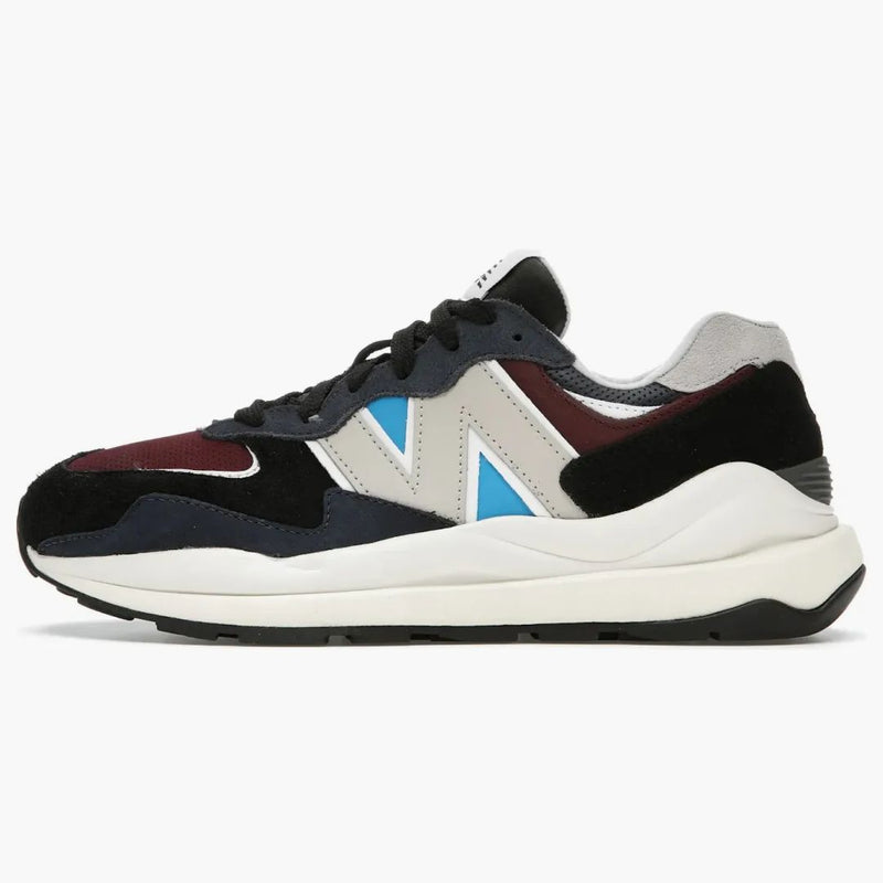 New Balance 57/40 Black Navy Borgoña