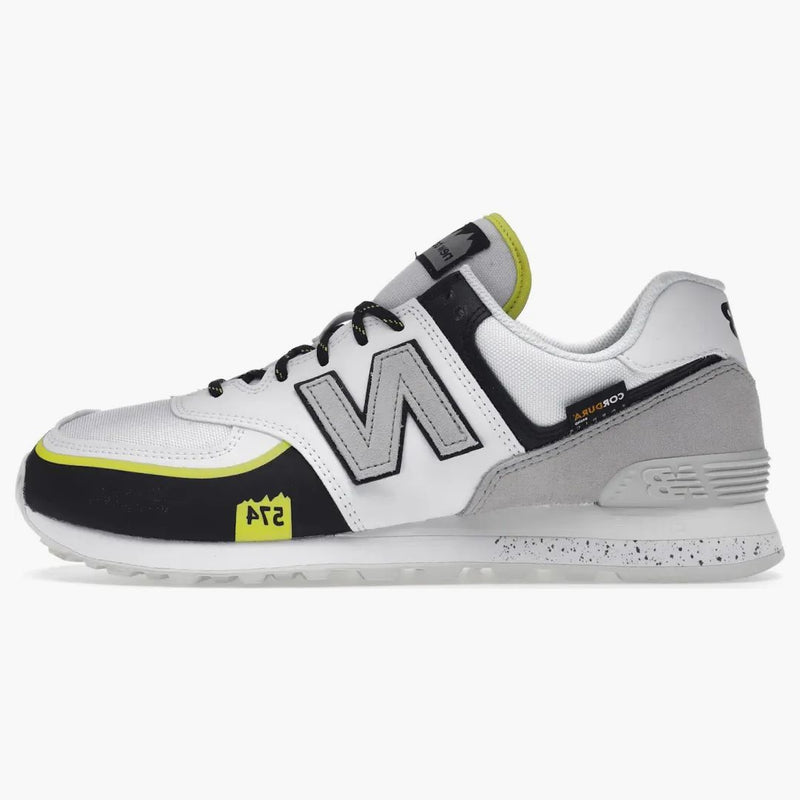 New Balance 574 Cały teren biały limonka czarna