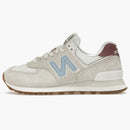 New Balance 574 Beige Baby Pink Ecru Blue (Dámské)