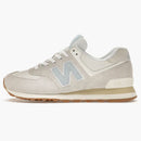 New Balance 574 Beige Ecru Blue Angora (Women's)