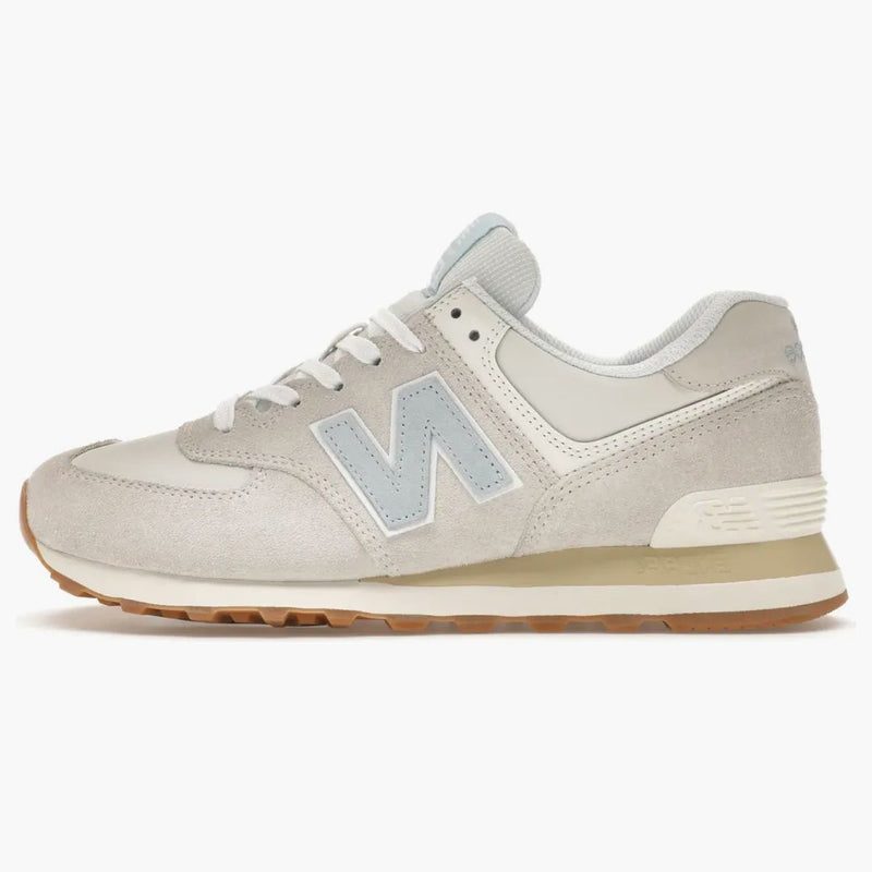 New Balance 574 Beige Ecru Blue Angora (Dámské)