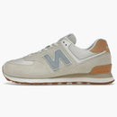 New Balance 574 Beige Light Blue Gum