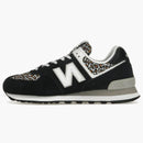 New Balance 574 Black Beige Leopard Print (Women's)