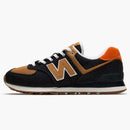 New Balance 574 Black Denim Workwear