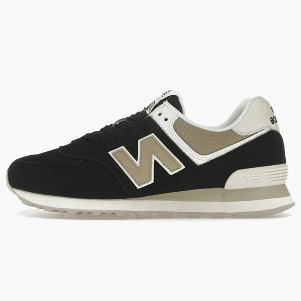 New Balance 574 Black Elephant Bone (dámské)