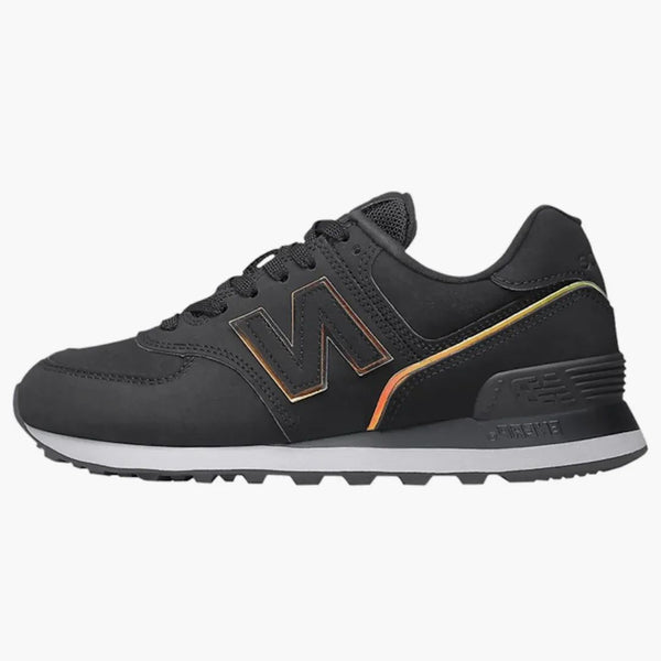 New Balance 574 Black Iridescent (women's)
