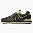 New Balance 574 Black Leather