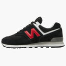 New Balance 574 Black Red White