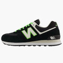 New Balance 574 Black White Green