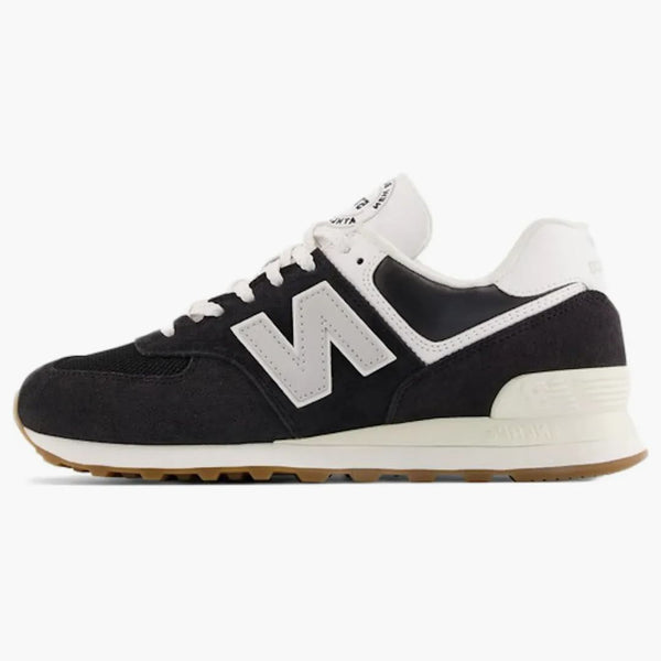 New Balance 574 Černá bílá guma