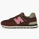New Balance 574 Brown Pink