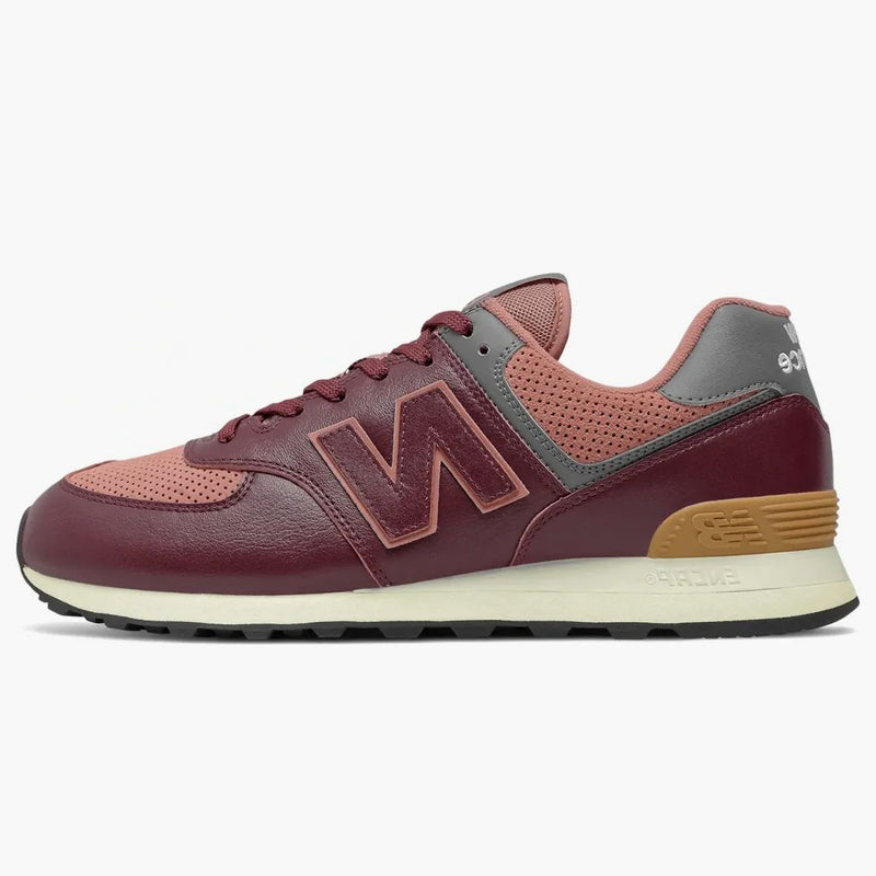 New Balance 574 Burgundsko Grey