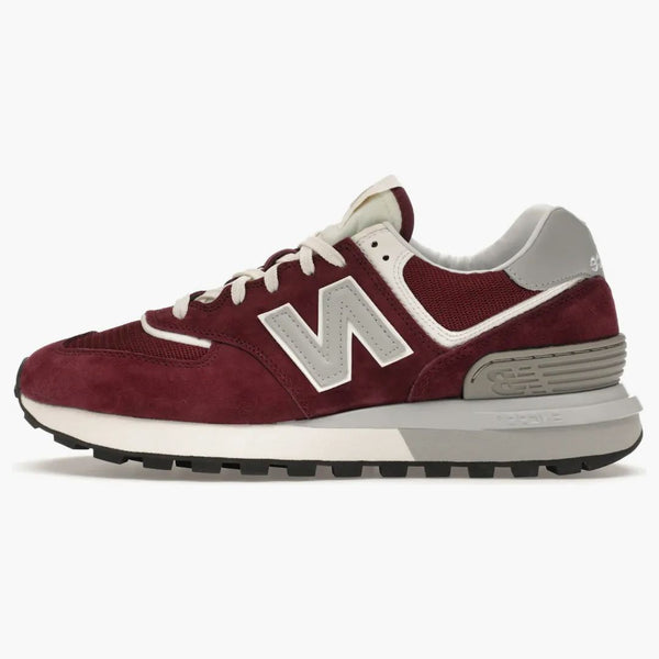 New Balance 574 Burgundsko stříbro