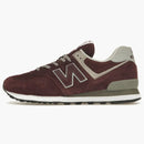 New Balance 574 Burgundy White