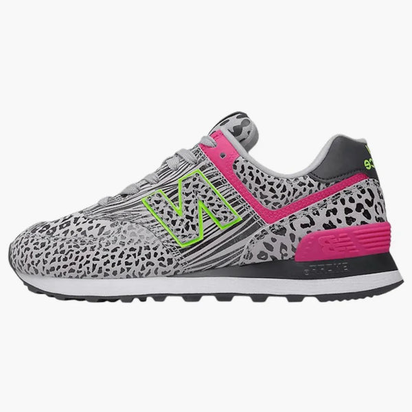 New Balance 574 Cheetah Print Black Grey (women's)