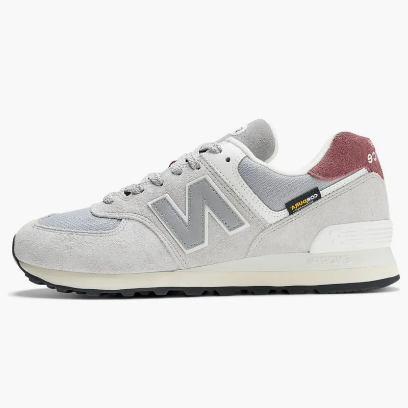 New Balance 574 Cordura Gray Brick Red