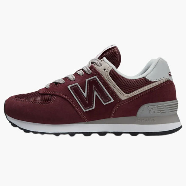 New Balance 574 Core Burgundsko White (Dámské)