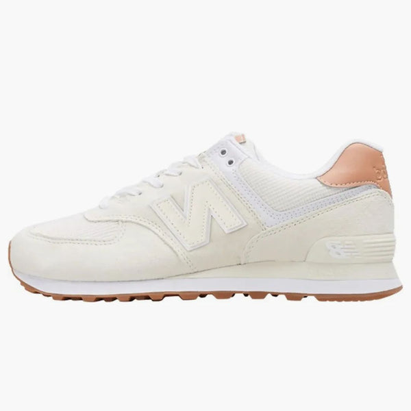 New Balance 574 ECRU Tint White Mahogany