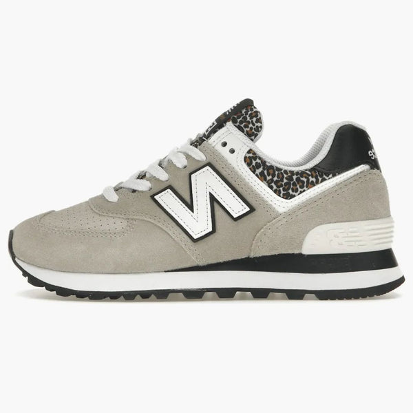 New Balance 574 Šedý černý leopard tisk (dámské)