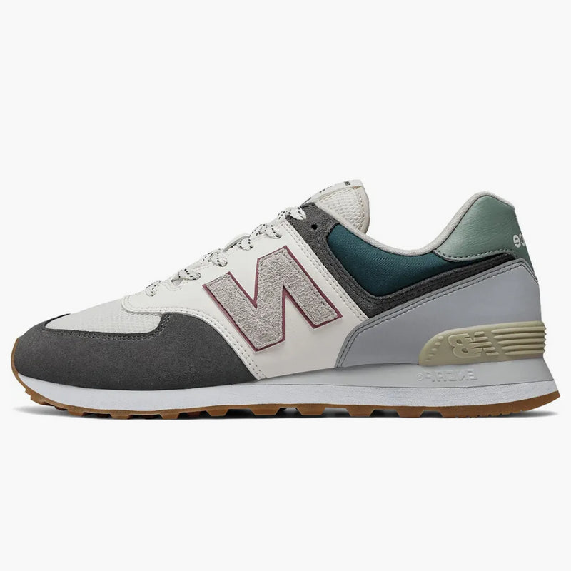 New Balance 574 crema grigia menta verde