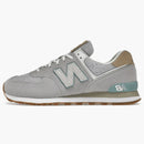 New Balance 574 Grey White Light Blue Gum
