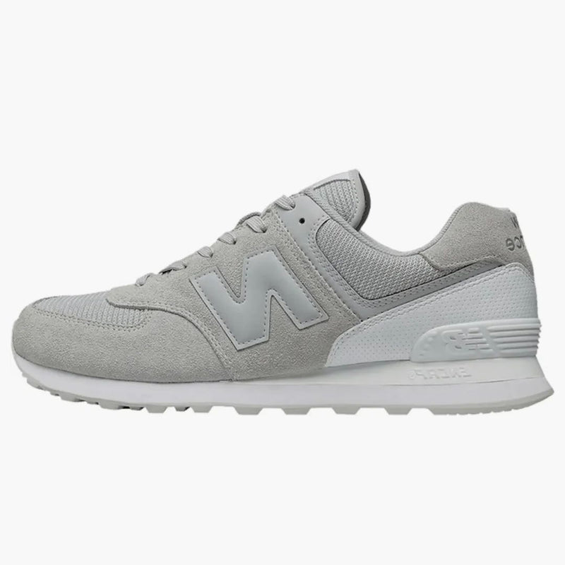 New Balance 574 Light Gray White