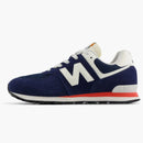 New Balance 574 NB Navy Blast Red (GS)