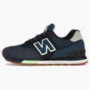 New Balance 574 Natural Indigo Green