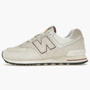New Balance 574 Off White Burgundy (2023)