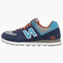 New Balance 574 Ut East Cadet Blue Orange Tan