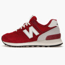 New Balance 574 Red White