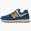 New Balance 574 Royal Blue Gold