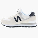 New Balance 574 Rugged White Black