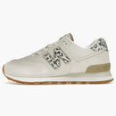New Balance 574 Sea Salt Leopard Gum (Women's)