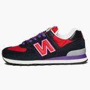New Balance 574 Stray Rats Black Red
