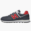 New Balance 574 Summer malla gris rojo