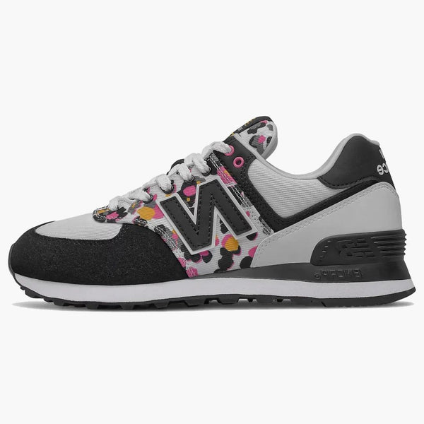 New Balance 574 White Black Camo (women's)