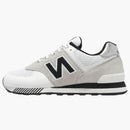 New Balance 574 White Black Gray