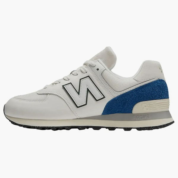New Balance 574 White Royal Blue